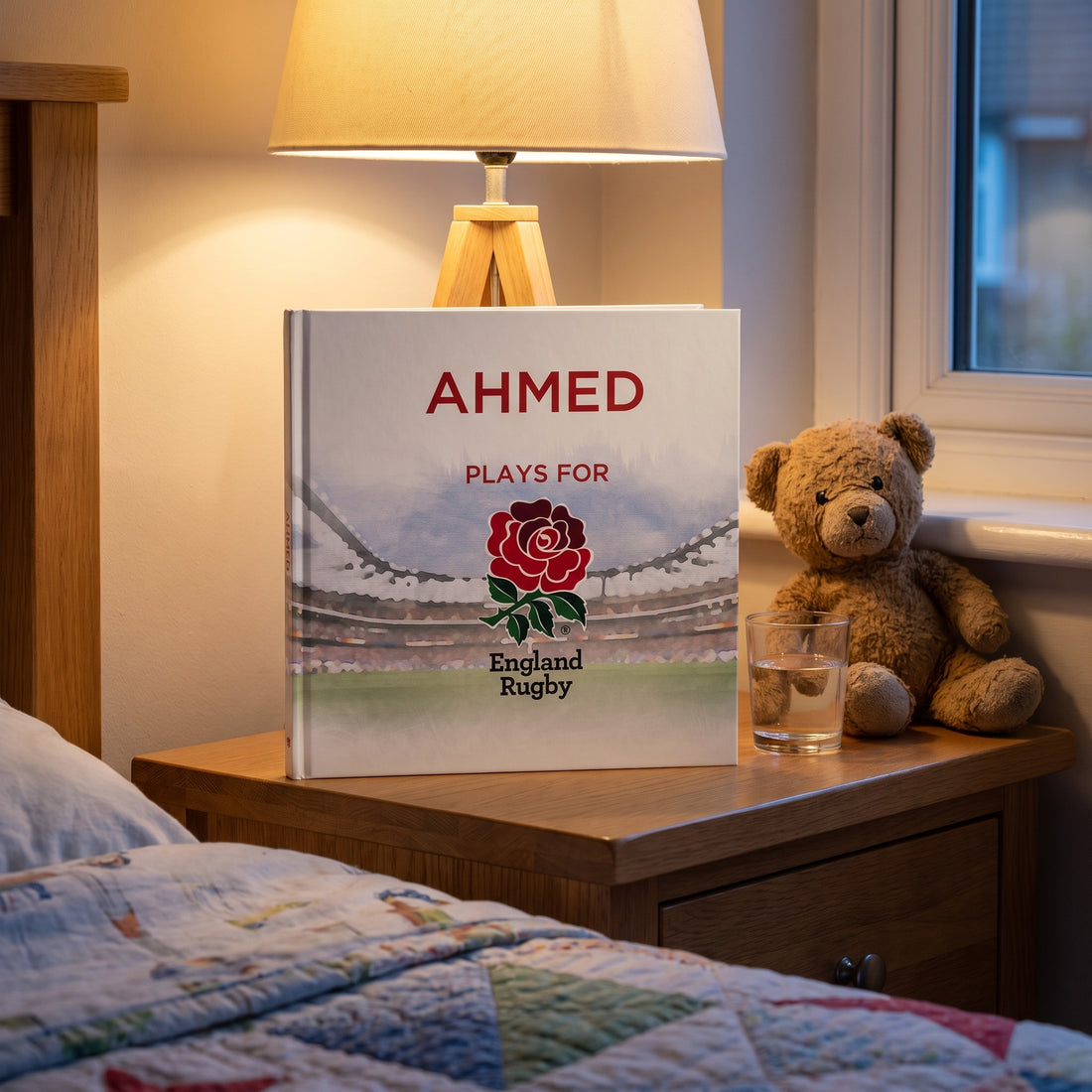 England Rugby Personalised Storybook — Bedtime favourite
