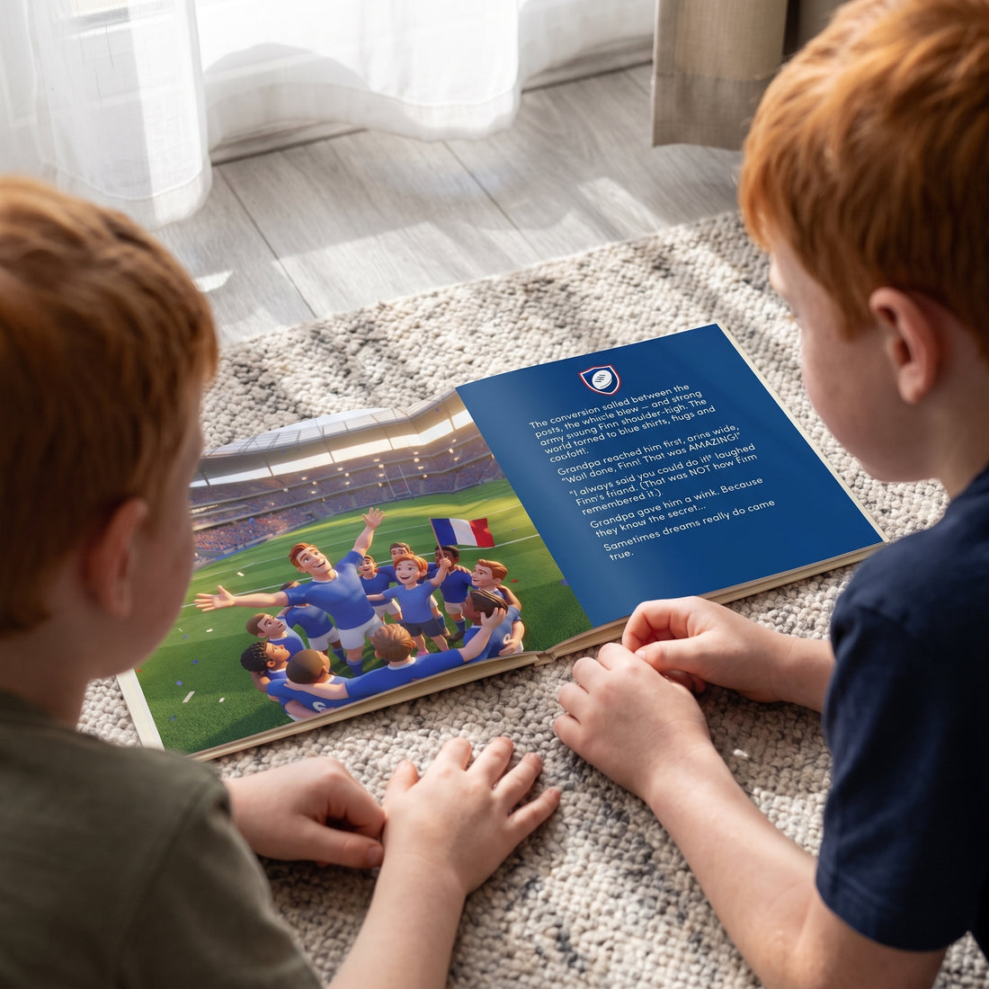 France Rugby Personalised Storybook — Their matchwinner page