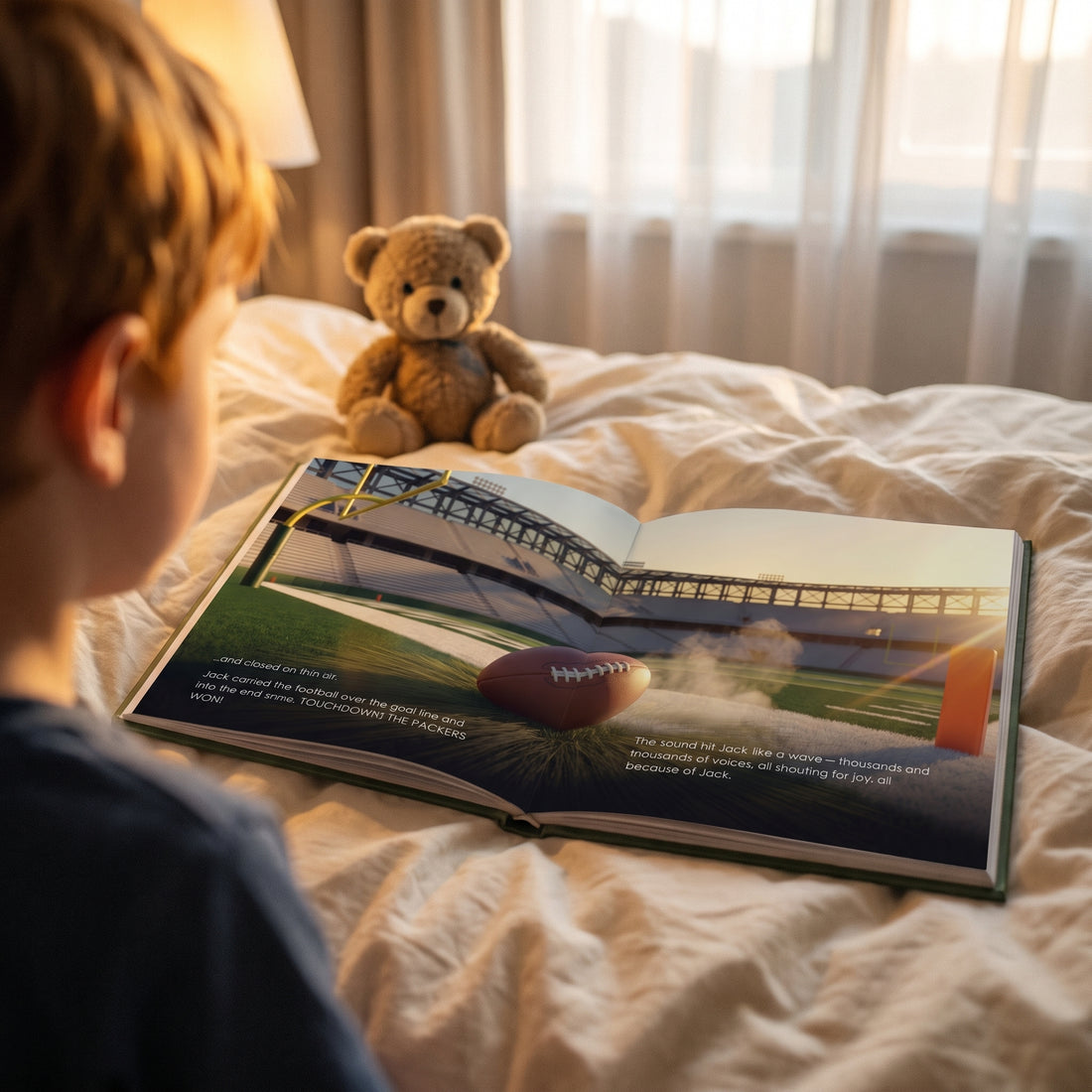 Green Bay Packers Personalised Storybook — The winning touchdown