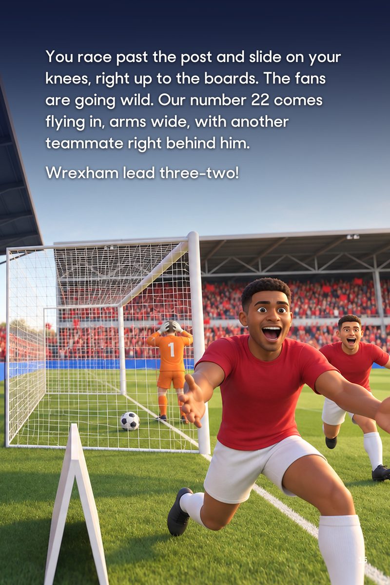 Historic Moments: Wrexham v Notts County, Book 1. Quick buy edition, page 15