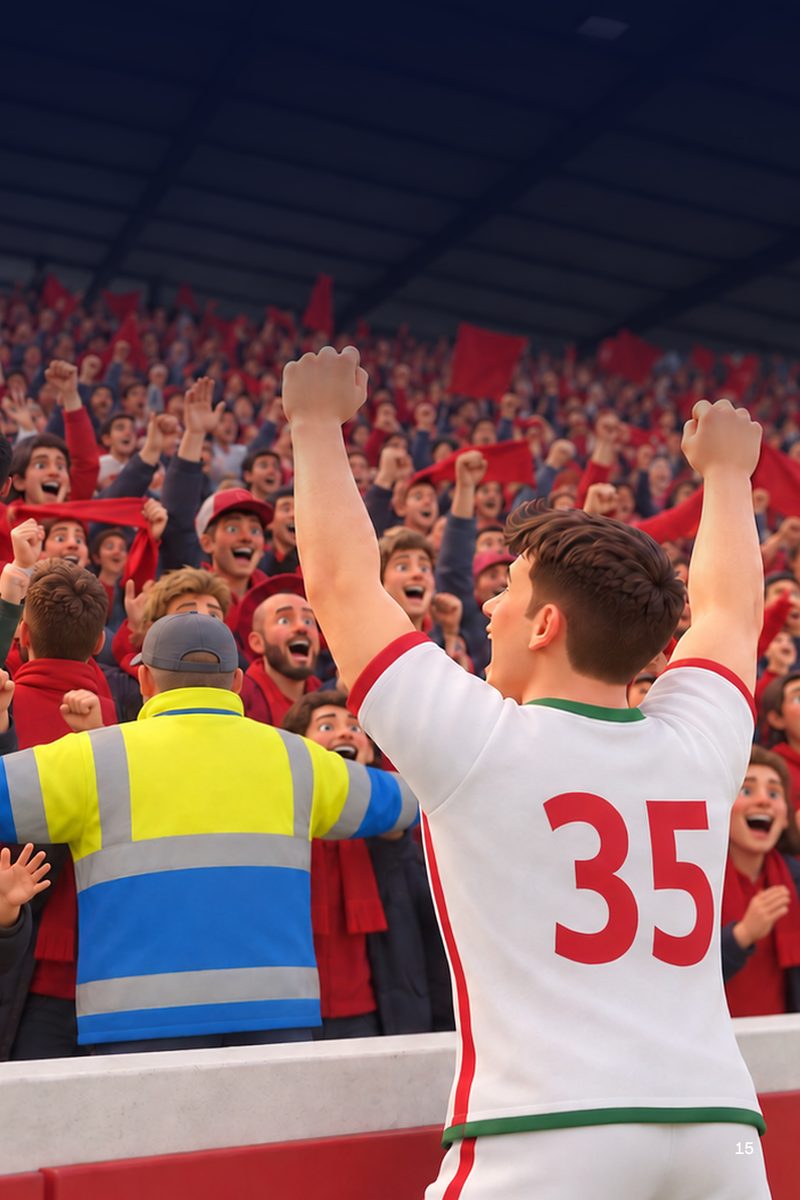 Historic Moments: Wrexham v Stockport County, Book 3. Quick buy edition, page 15