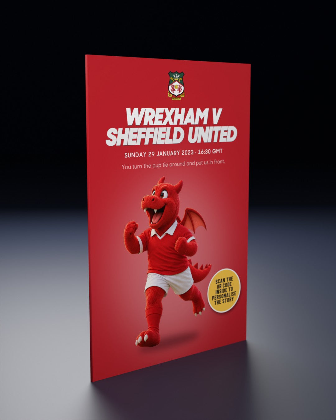Wrexham v Sheffield United: Historic Moments, Book 5, the Quick buy edition: the film's first frame