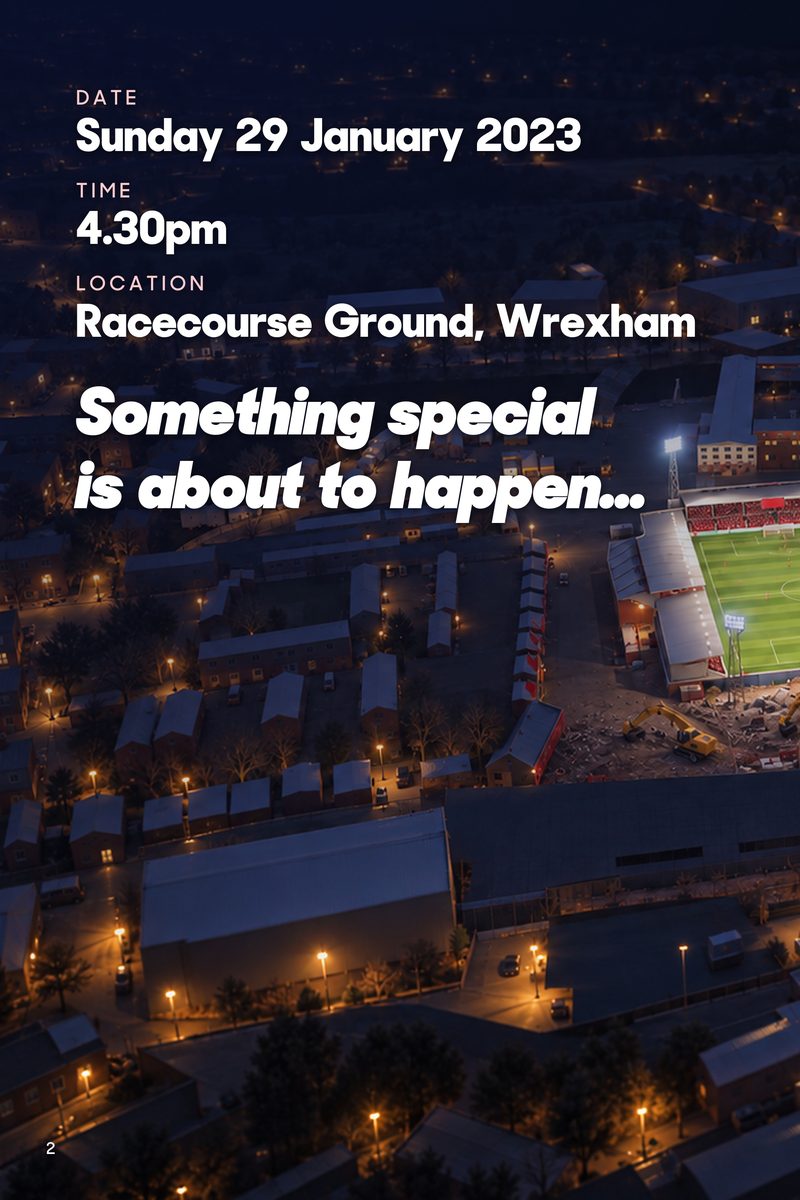 Historic Moments: Wrexham v Sheffield United, Book 5. Quick buy edition, page 2