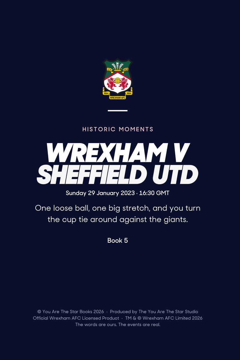 Historic Moments: Wrexham v Sheffield United, Book 5. Quick buy edition, page 20