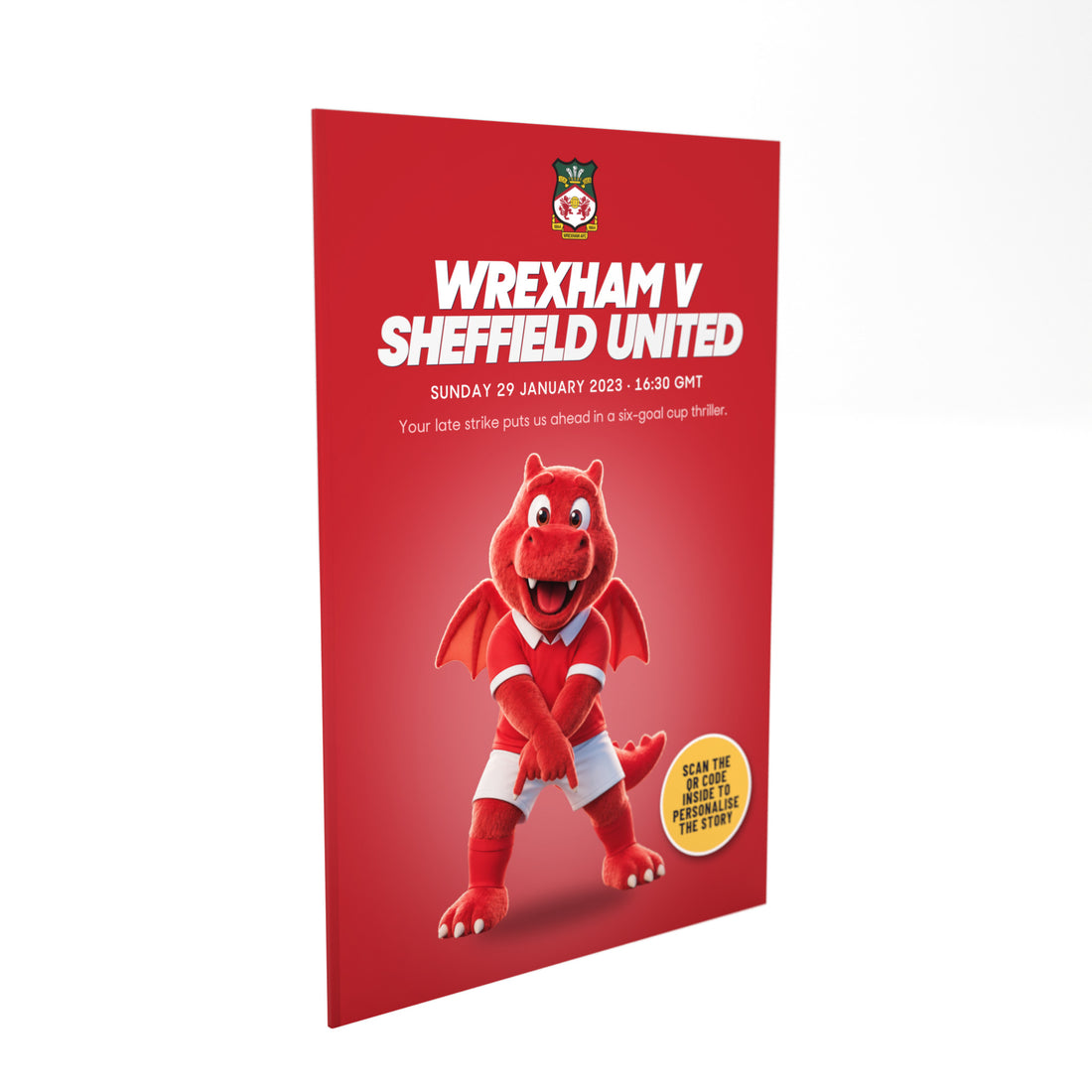 Wrexham v Sheffield United: Historic Moments, Book 6: The book