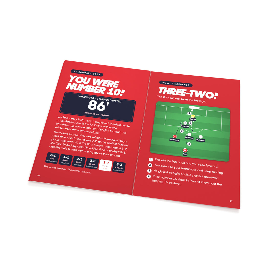 Wrexham v Sheffield United: Historic Moments, Book 6: Inside: the real story