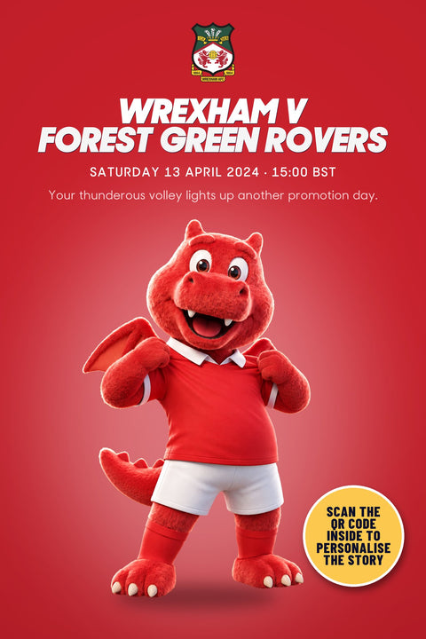 Historic Moments: Wrexham v Forest Green Rovers, Book 9. Quick buy edition front cover