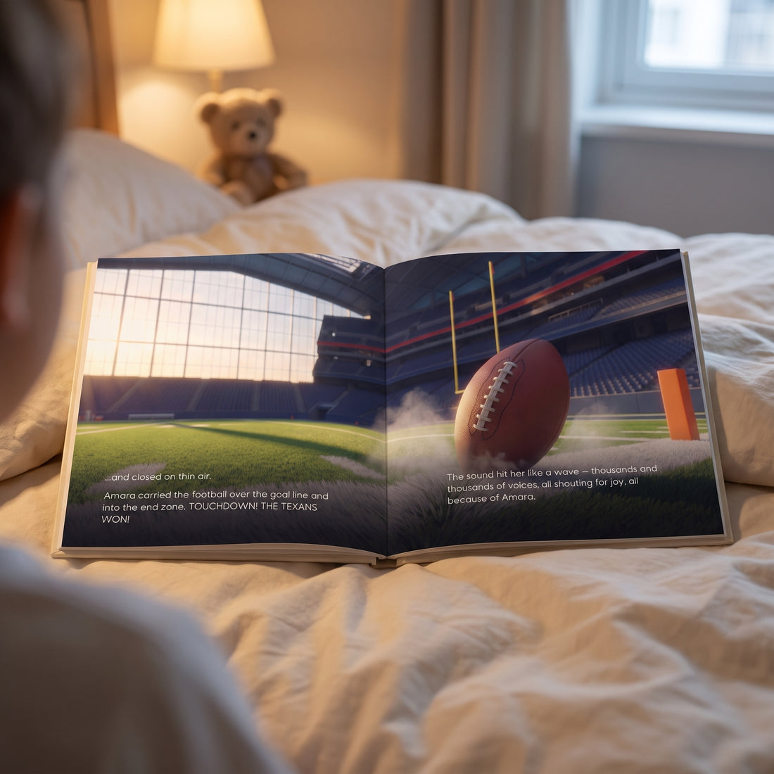 Houston Texans Personalised Storybook — The winning touchdown