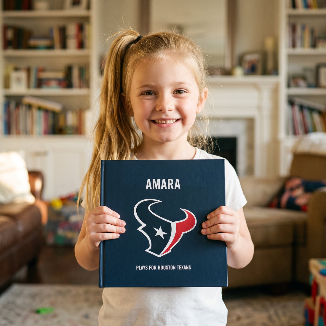 Houston Texans Personalised Storybook — Loved at home