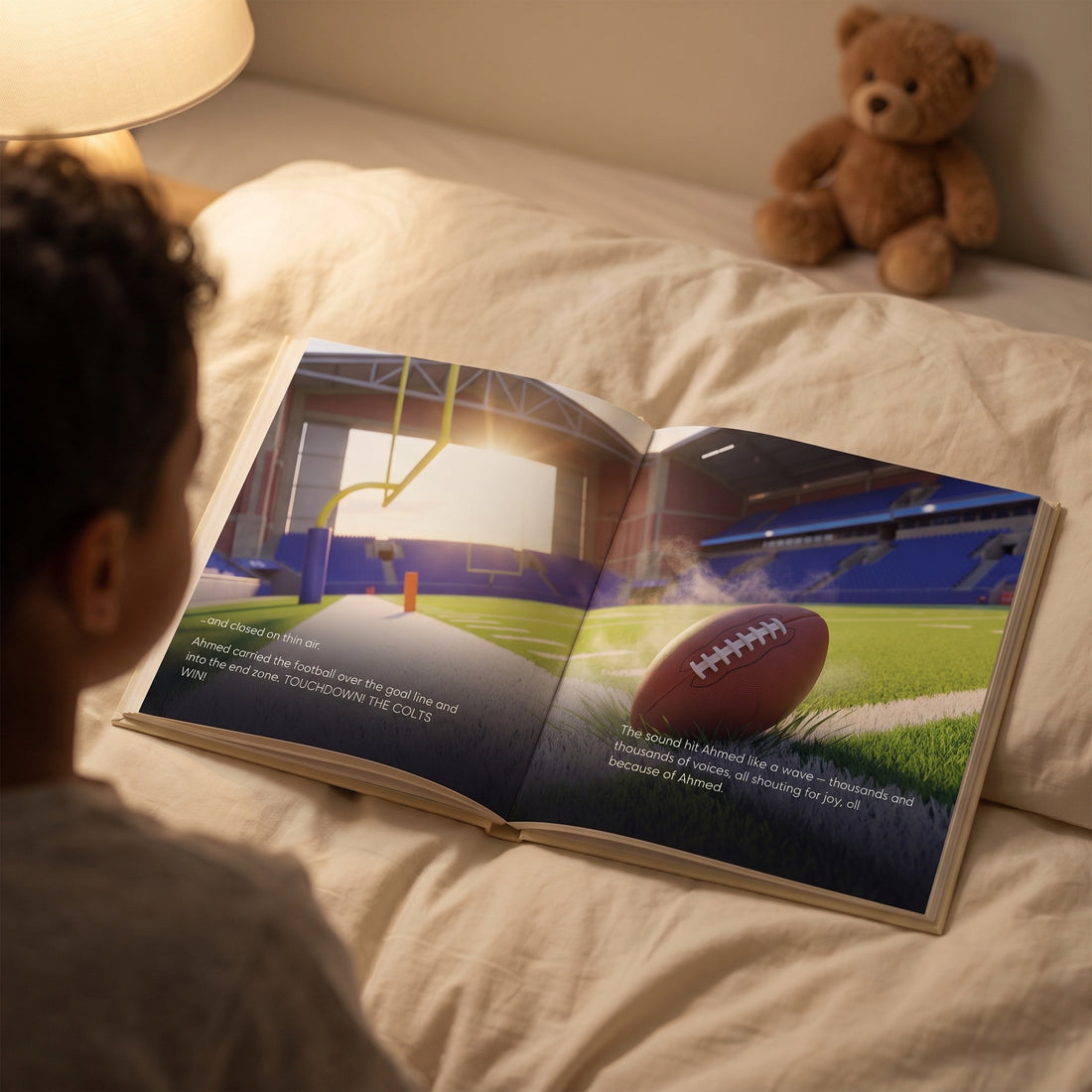 Indianapolis Colts Personalised Storybook — The winning touchdown