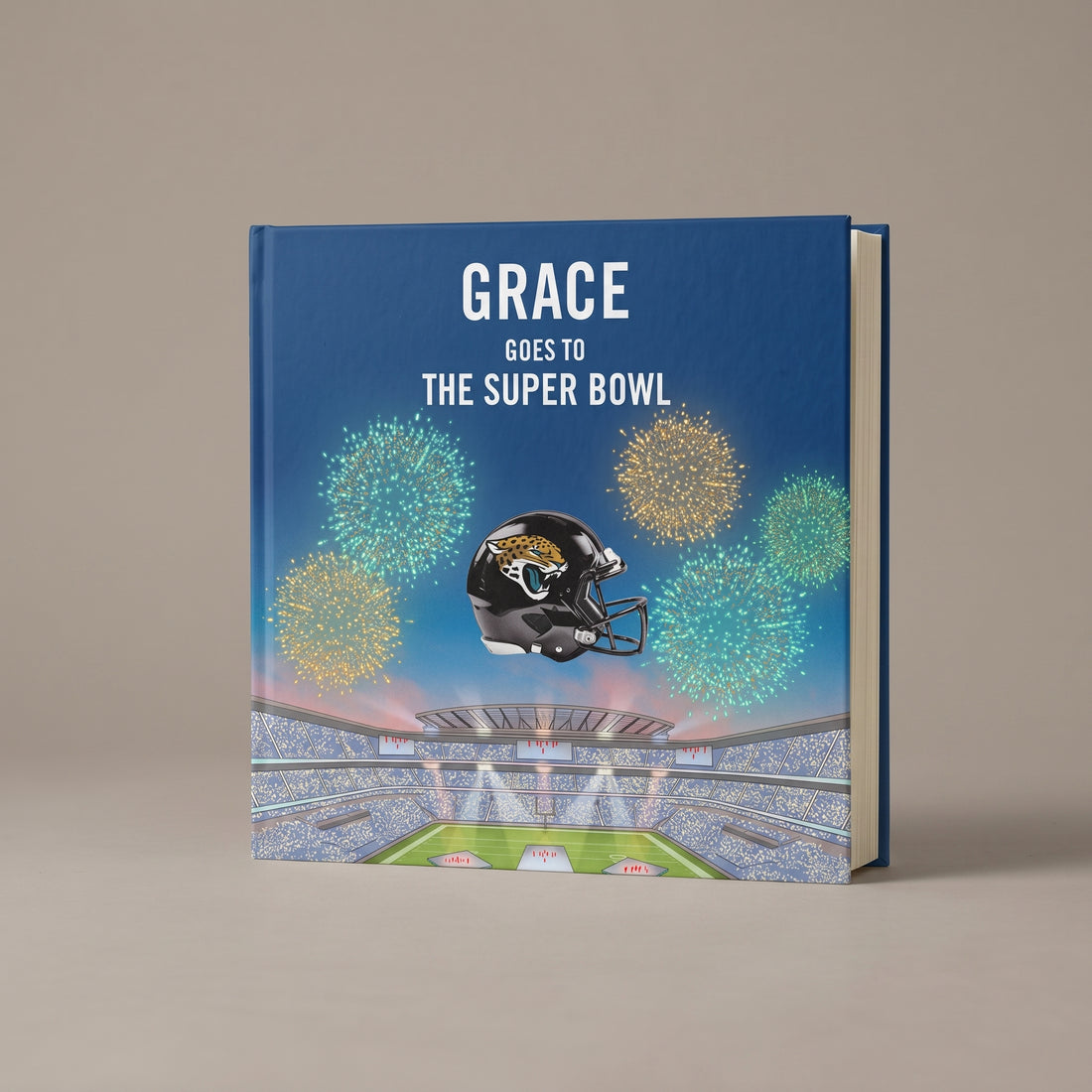 NFL Jacksonville Jaguars Personalised Storybook — Front cover