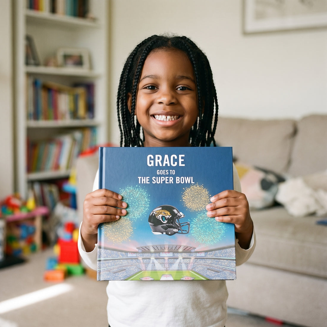 NFL Jacksonville Jaguars Personalised Storybook — Loved at home