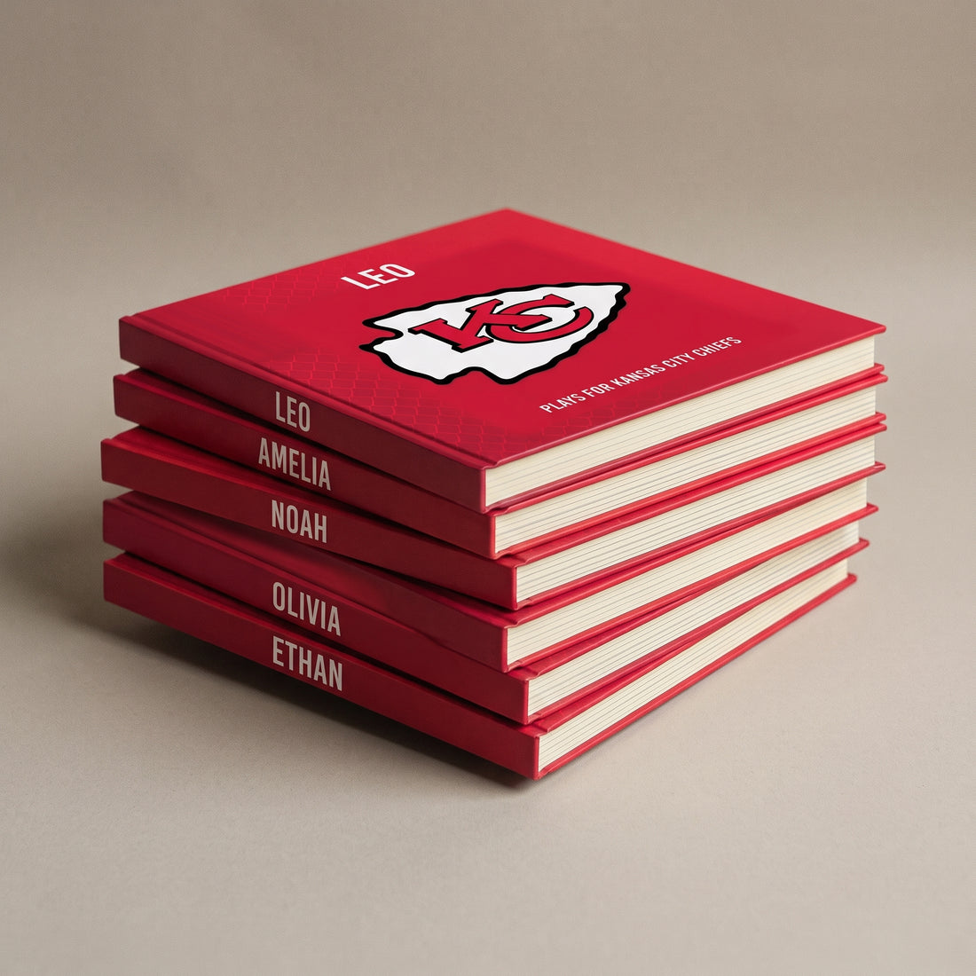 Kansas City Chiefs Personalised Storybook — Every name belongs