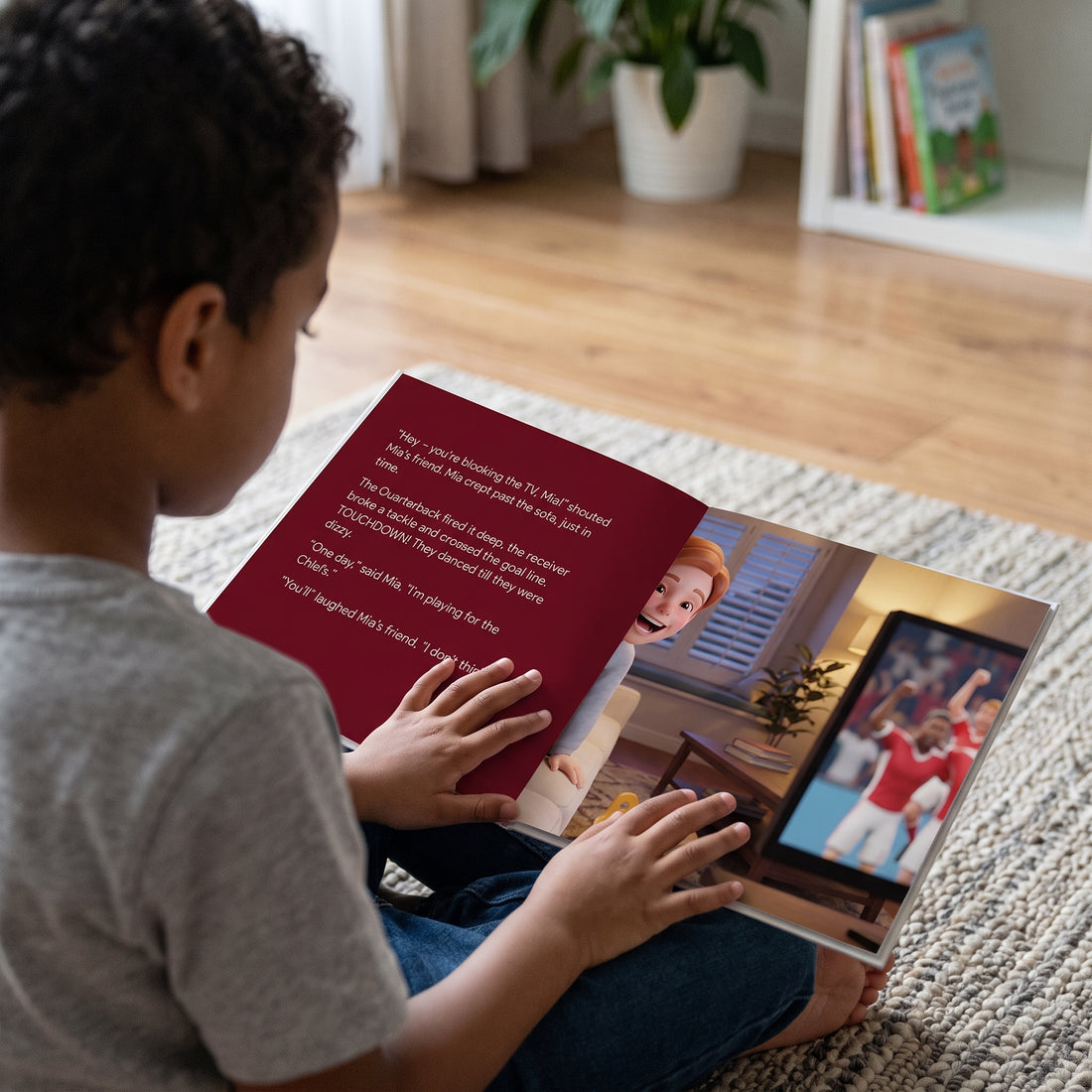 Kansas City Chiefs Personalised Storybook — Where the dream begins