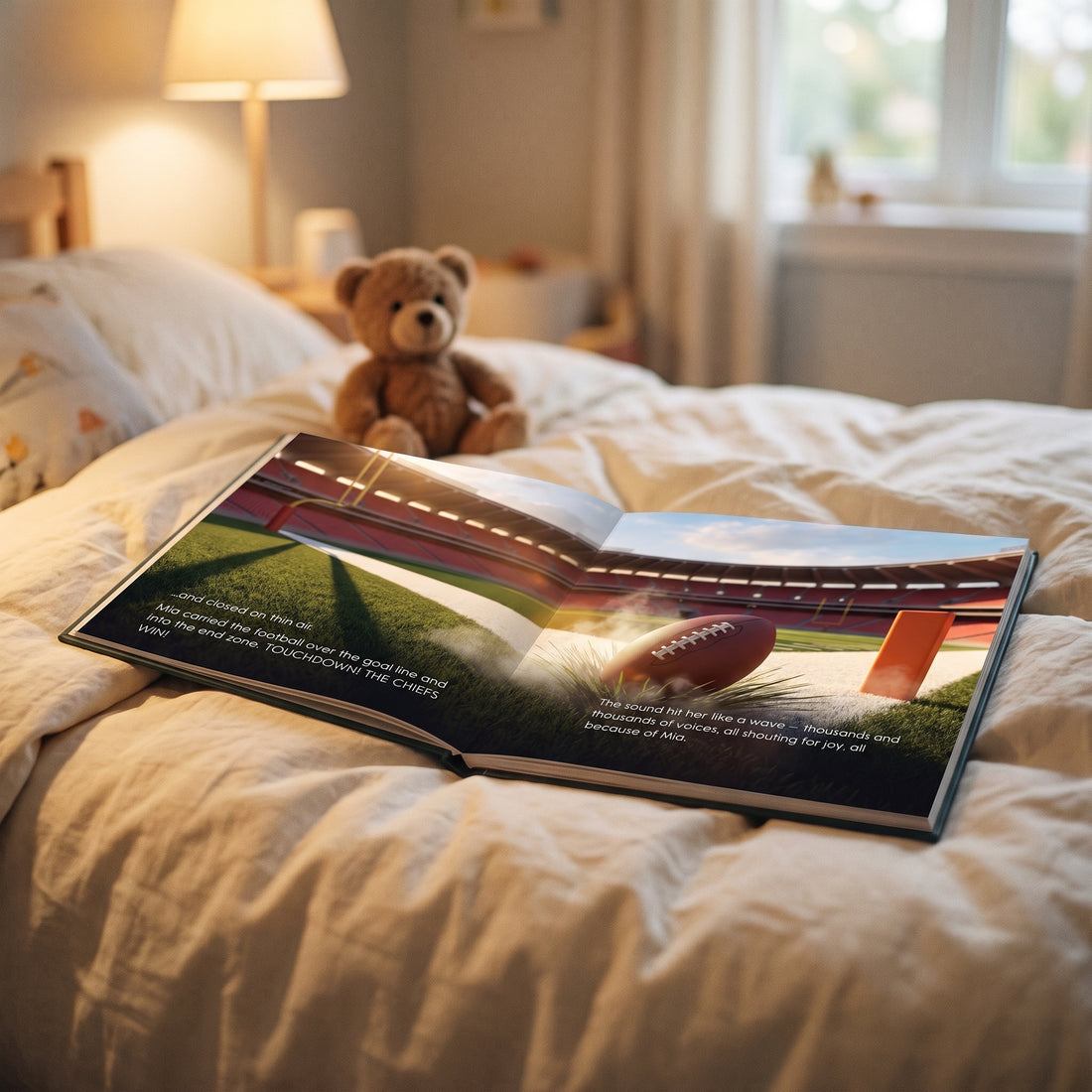 Kansas City Chiefs Personalised Storybook — The winning touchdown