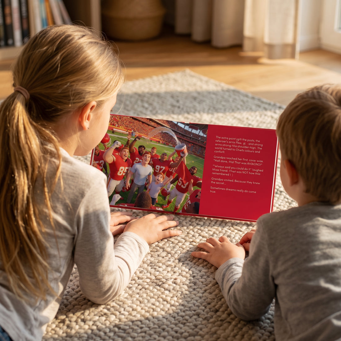 Kansas City Chiefs Personalised Storybook — Their game-winner page