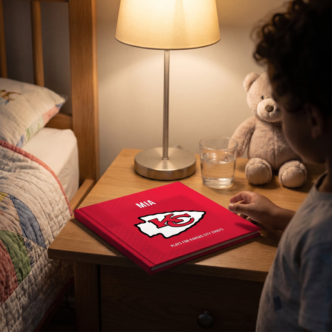 Kansas City Chiefs Personalised Storybook — Bedtime favourite