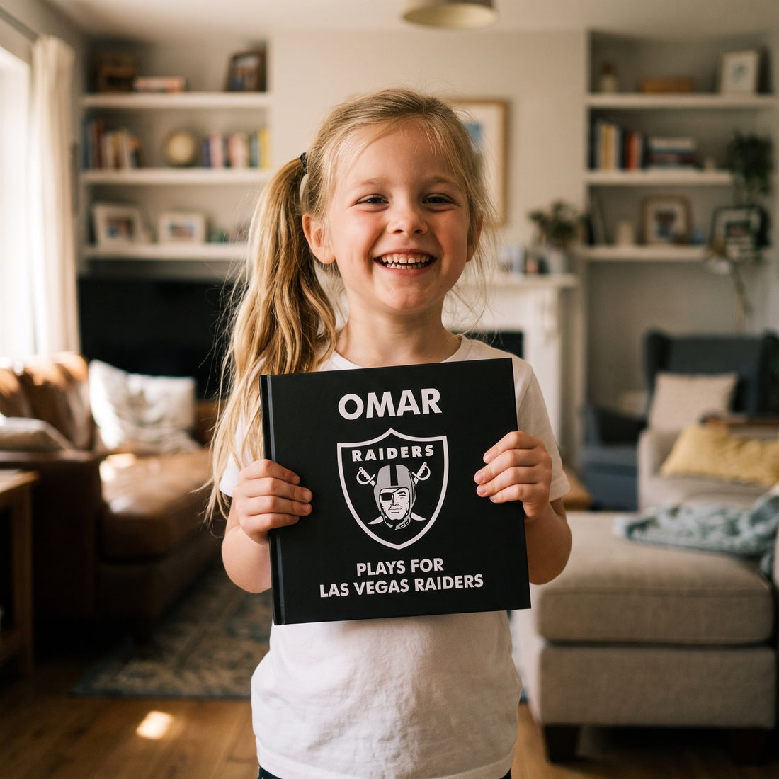 Las Vegas Raiders Personalised Storybook — Loved at home