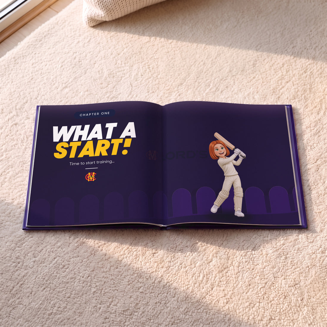 Lord's Personalised Storybook — Their hero, in Test whites