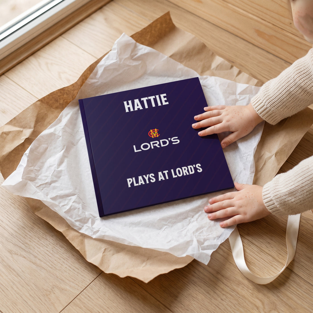 Lord's Personalised Storybook — Gift unwrapping