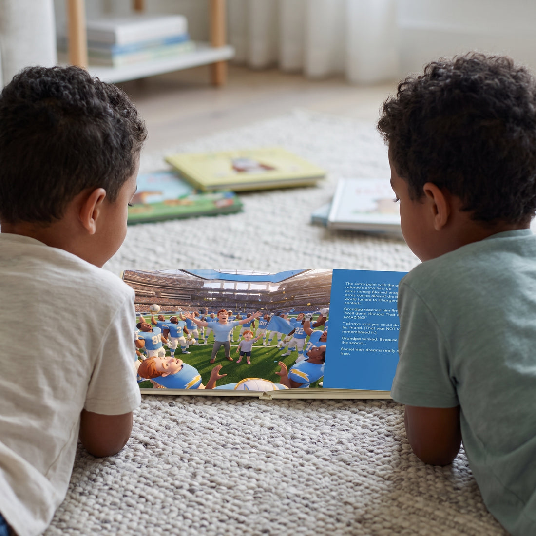 Los Angeles Chargers Personalised Storybook — Their game-winner page