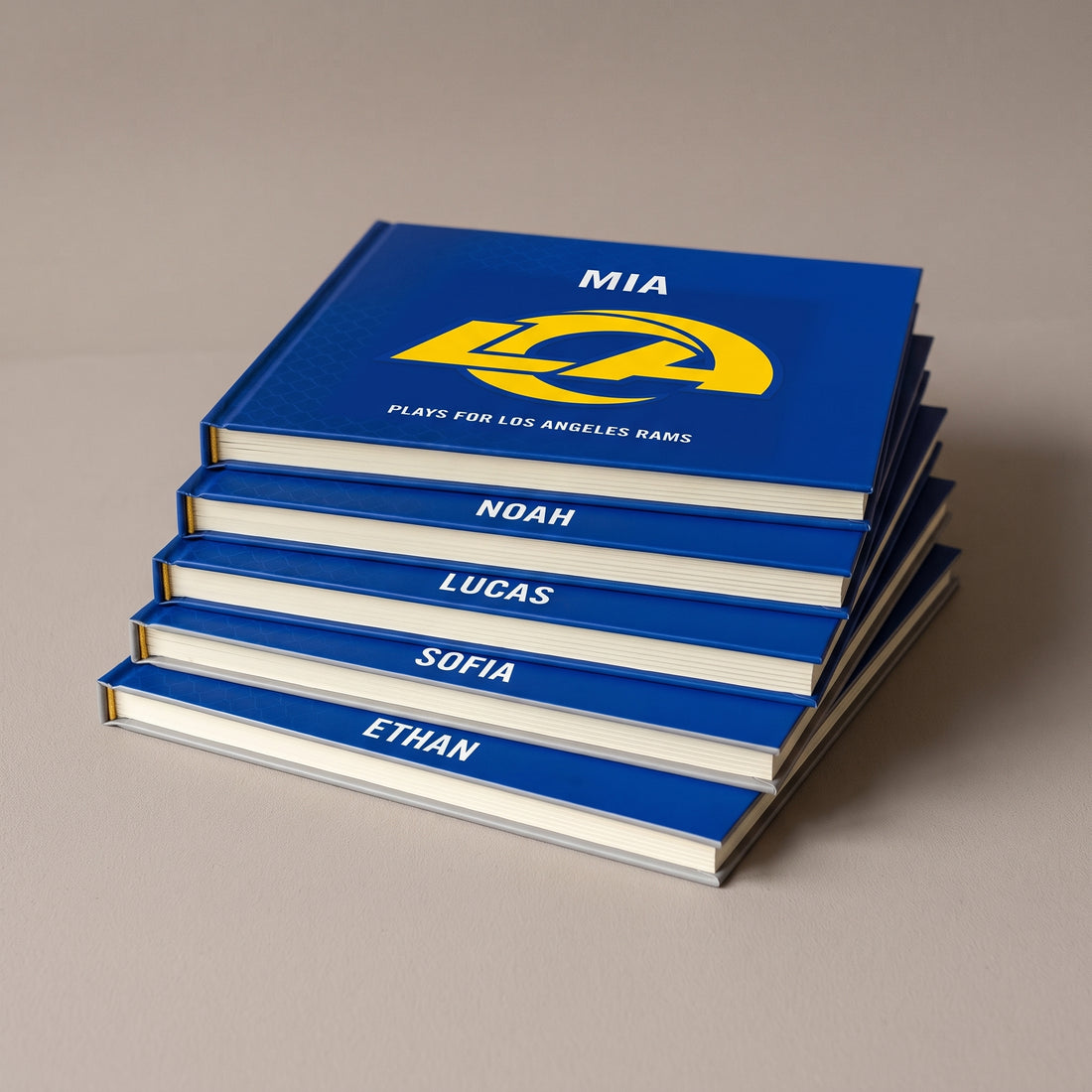 Los Angeles Rams Personalised Storybook — Every name belongs