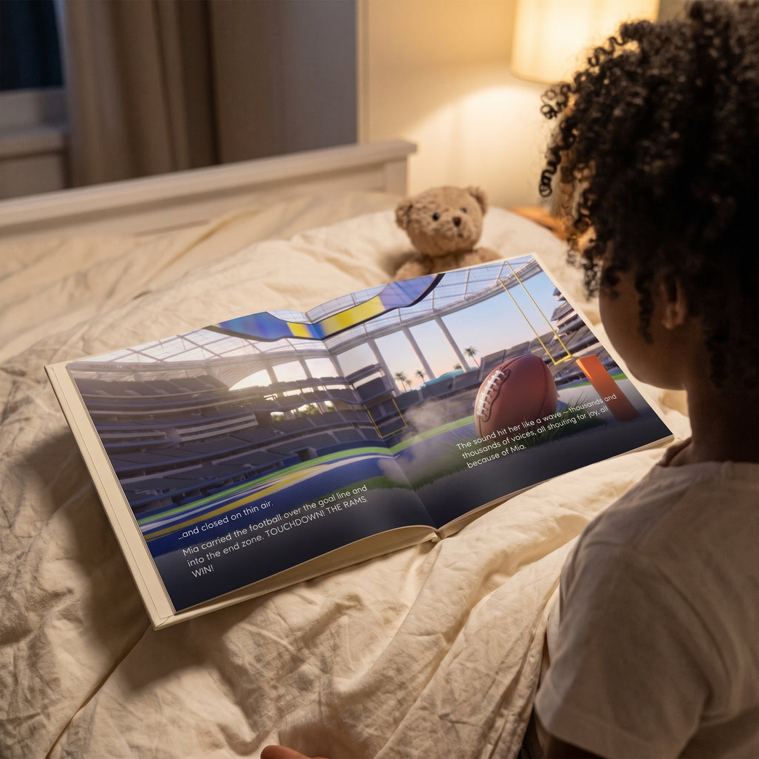 Los Angeles Rams Personalised Storybook — The winning touchdown