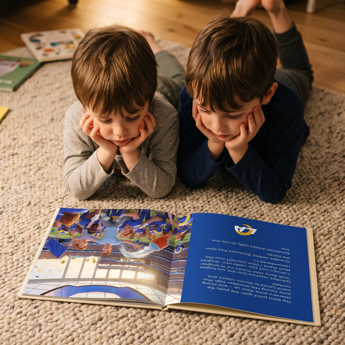 Los Angeles Rams Personalised Storybook — Their game-winner page