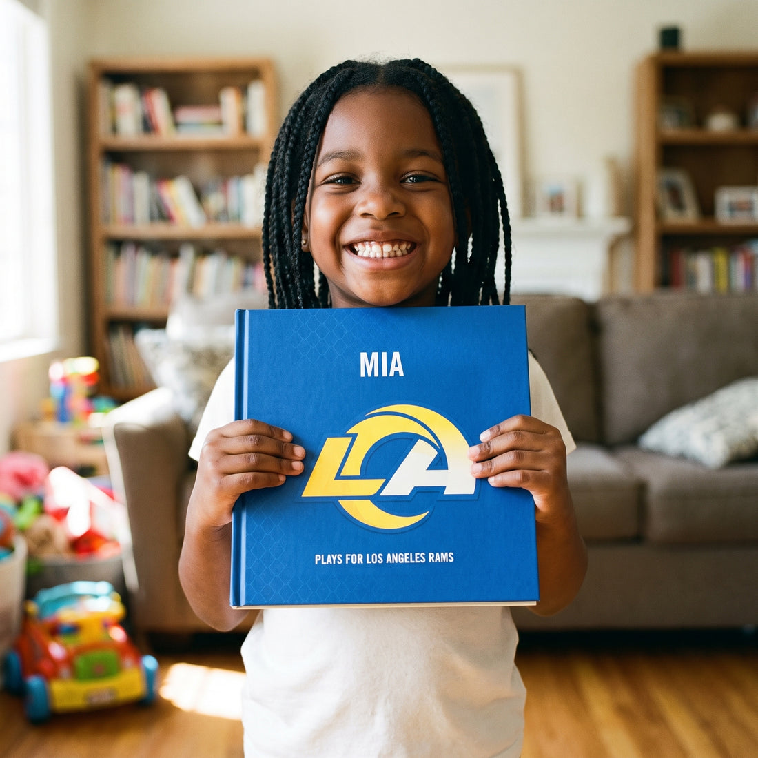 Los Angeles Rams Personalised Storybook — Loved at home