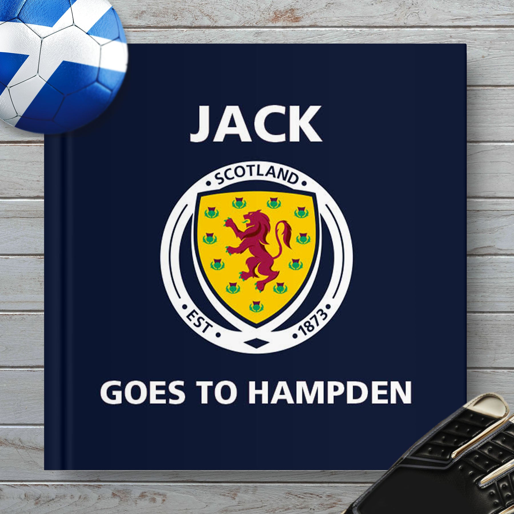 Personalised Official Scotland Football Book