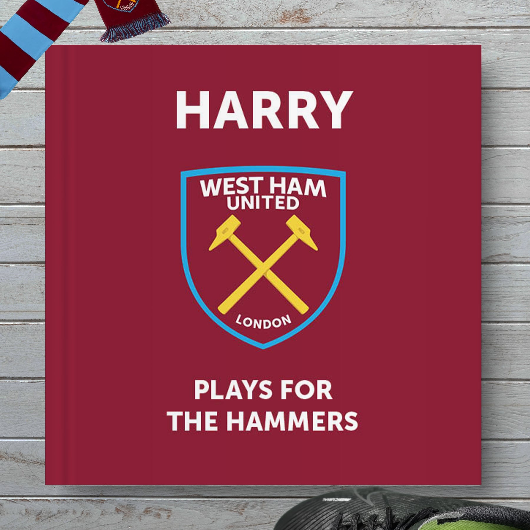 Personalised Official West Ham United FC Book