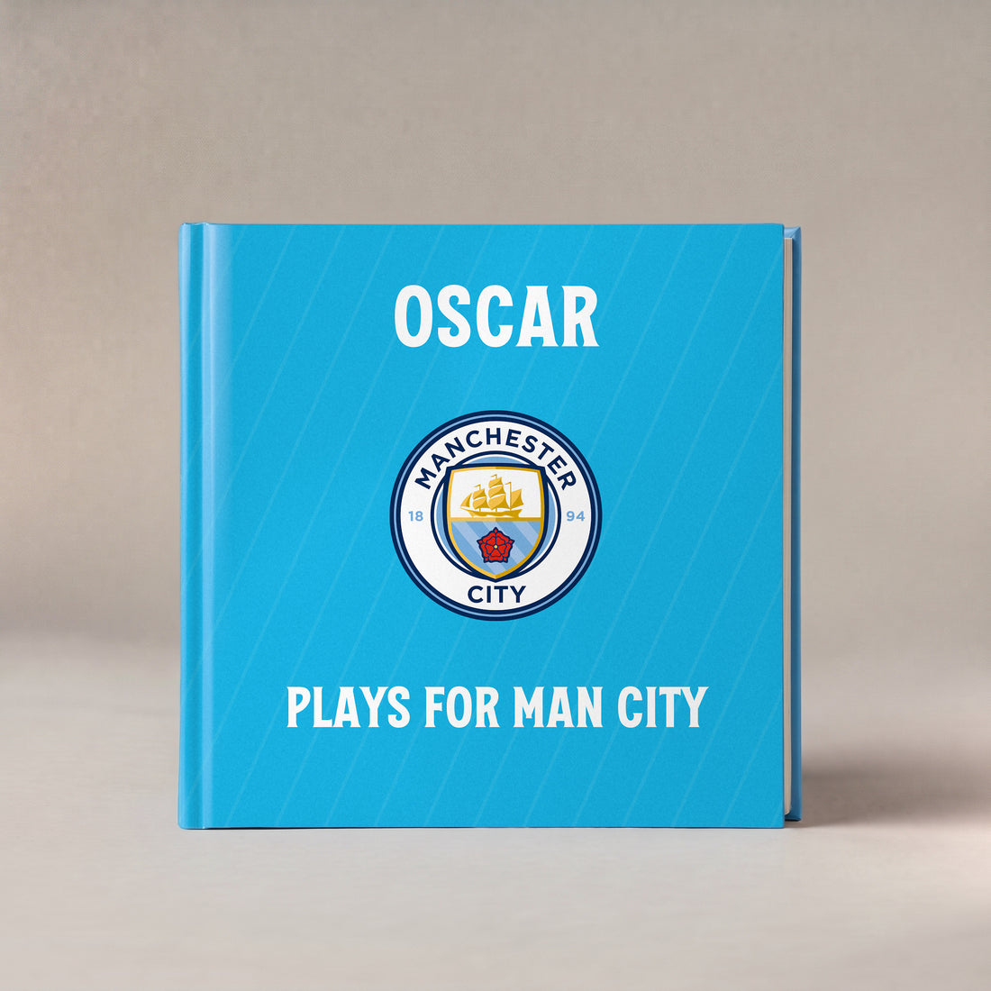 Manchester City FC Personalised Storybook — Front cover