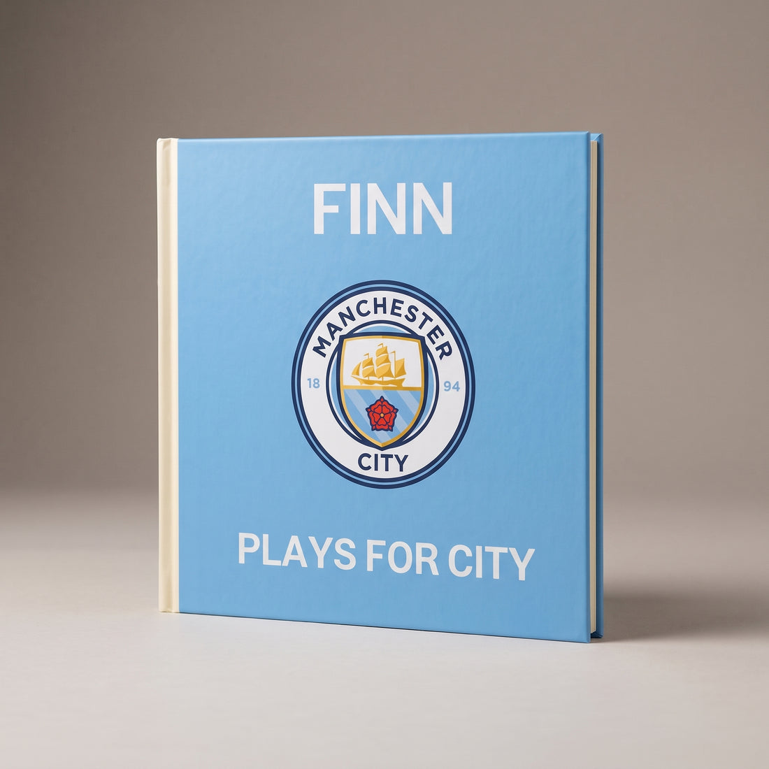 Manchester City FC Personalised Storybook — Front cover