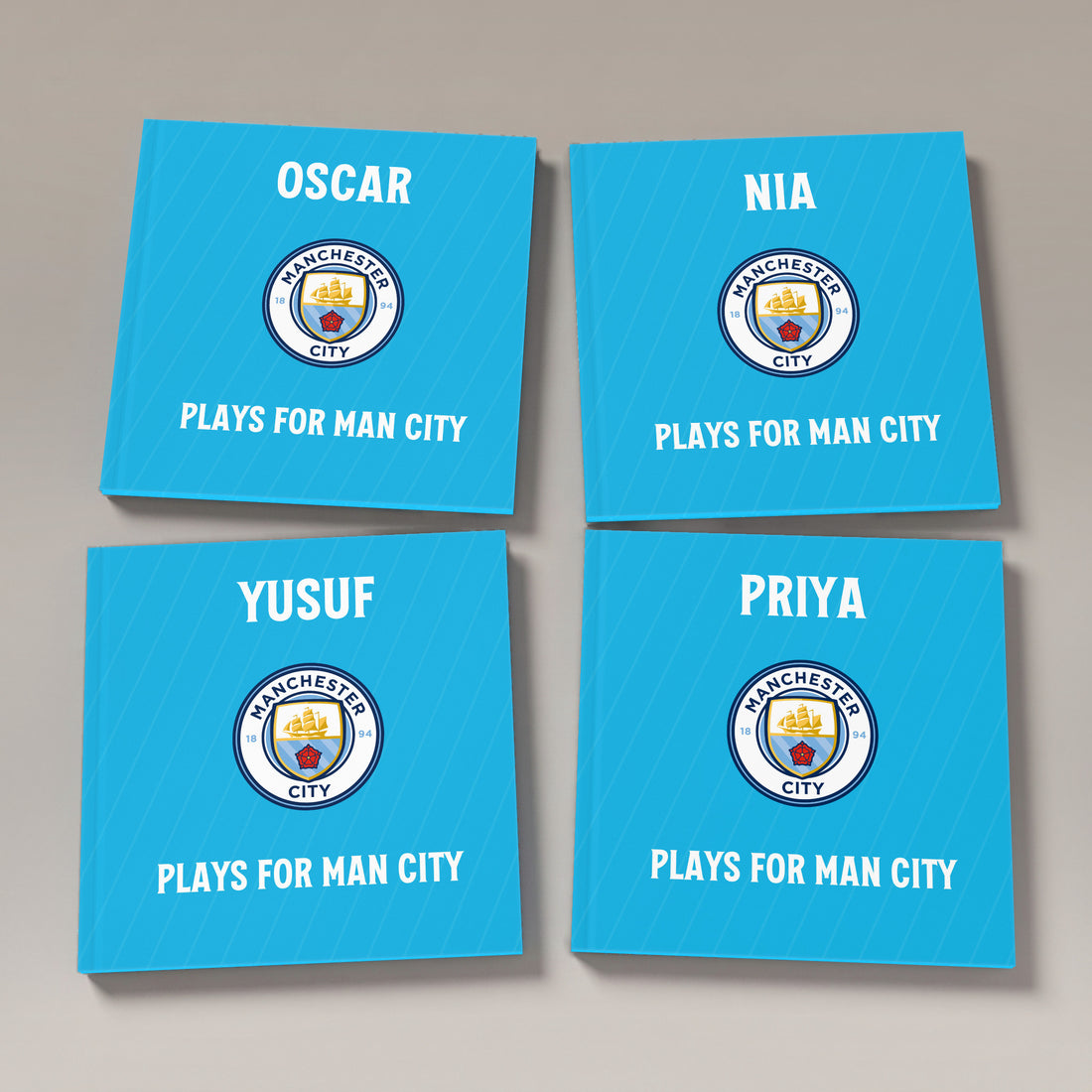 Manchester City FC Personalised Storybook — Every name belongs