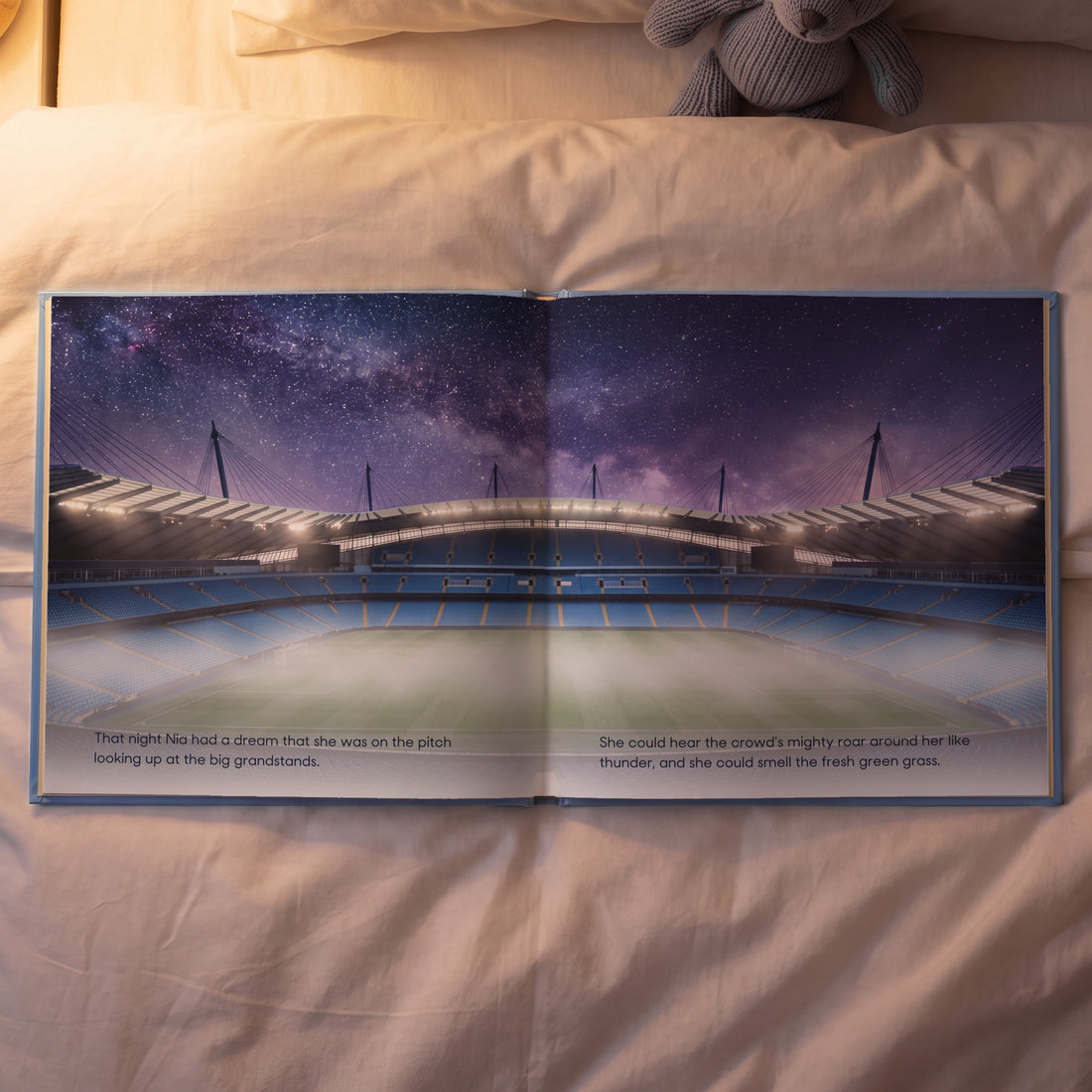 Manchester City FC Personalised Storybook — Their name in the story