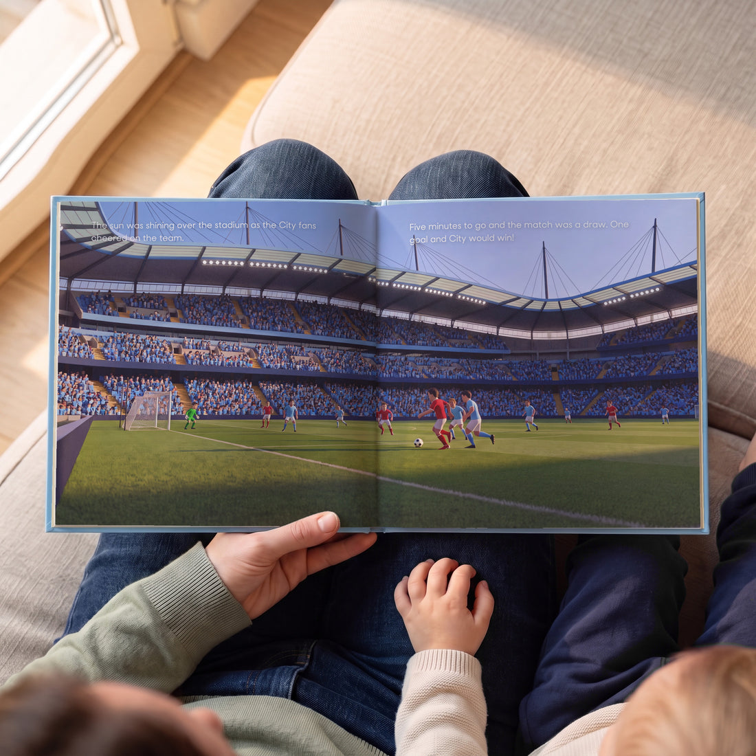 Manchester City FC Personalised Storybook — The biggest game of the season