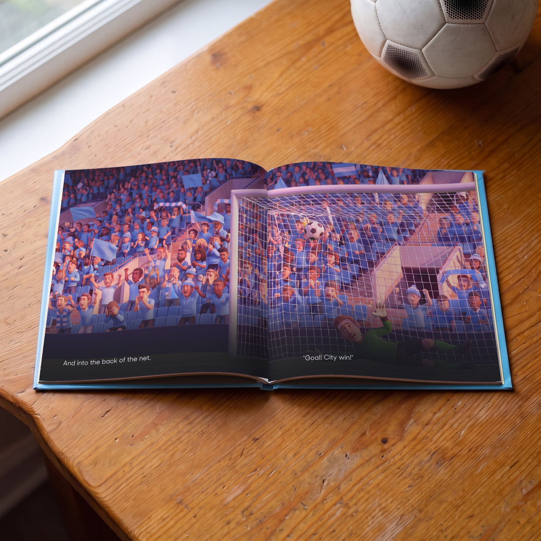 Manchester City FC Personalised Storybook — The winning moment