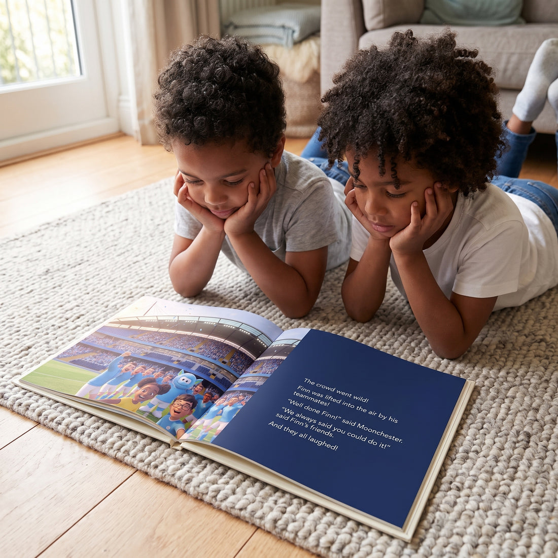 Manchester City FC Personalised Storybook — Their champion page