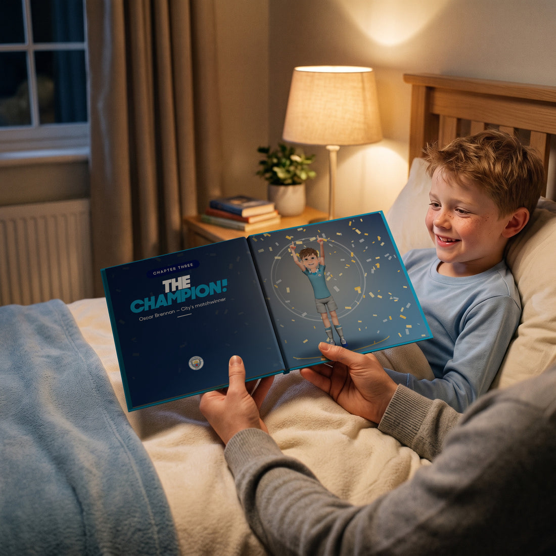 Manchester City FC Personalised Storybook — Bedtime story