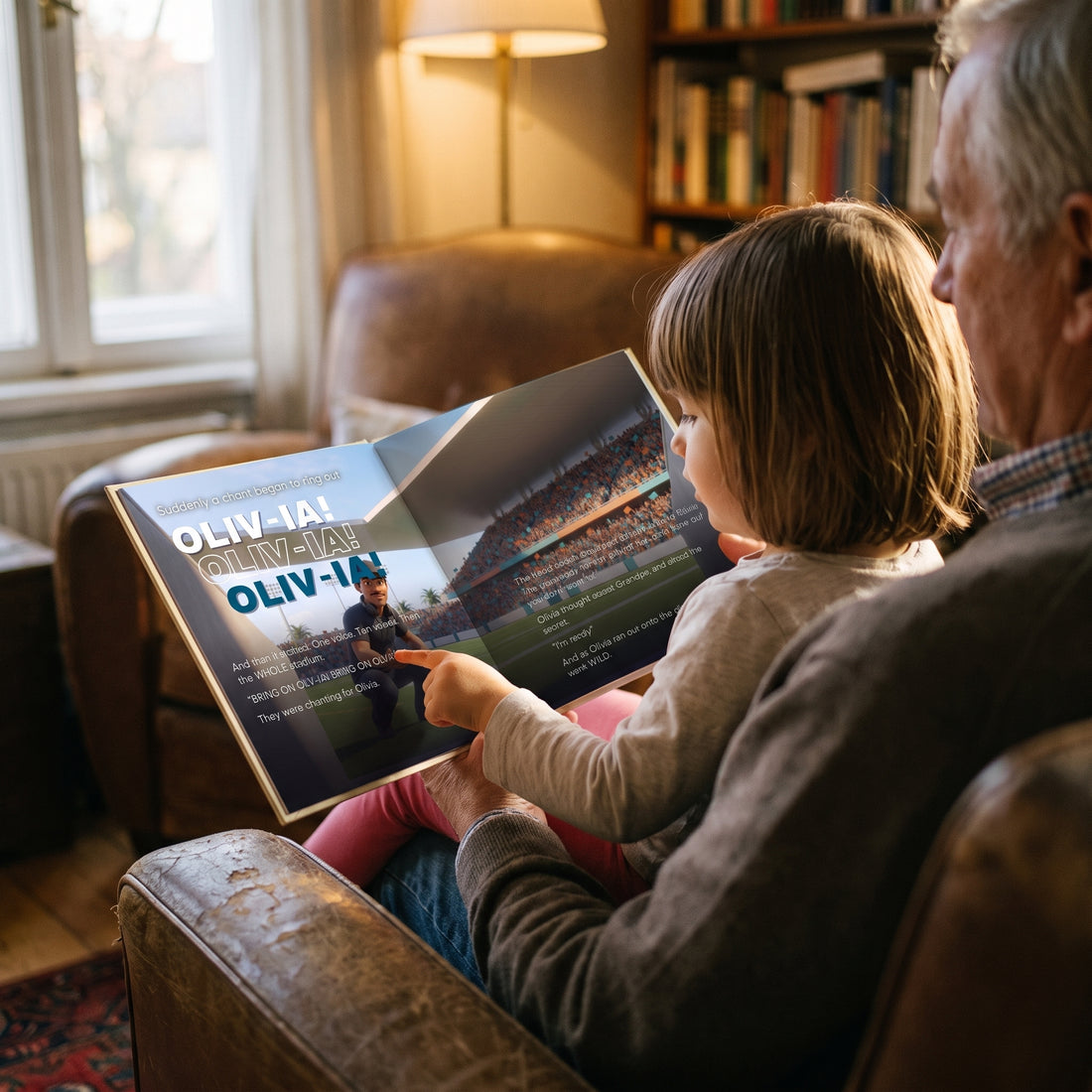 Miami Dolphins Personalised Storybook — The crowd chants their name
