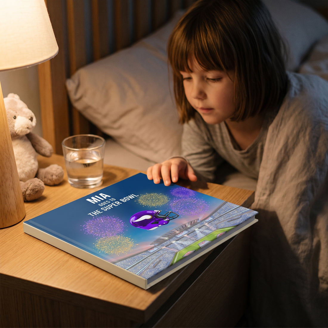 NFL Minnesota Vikings Personalised Storybook — Bedtime favourite