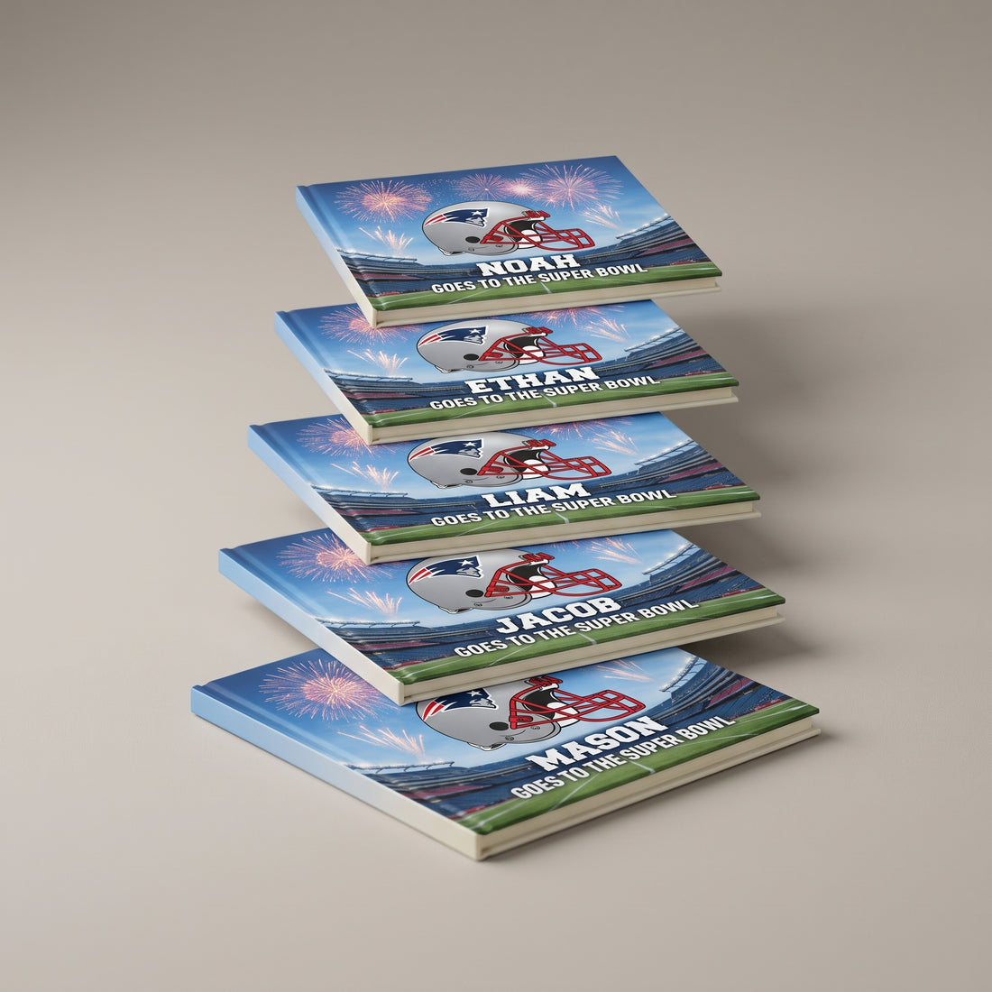 NFL New England Patriots Personalised Storybook — Every name belongs