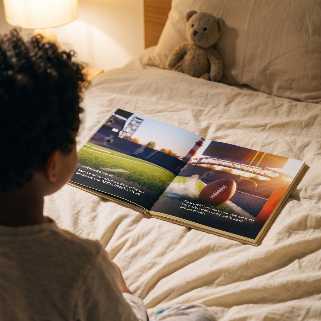 NFL New England Patriots Personalised Storybook — The winning touchdown
