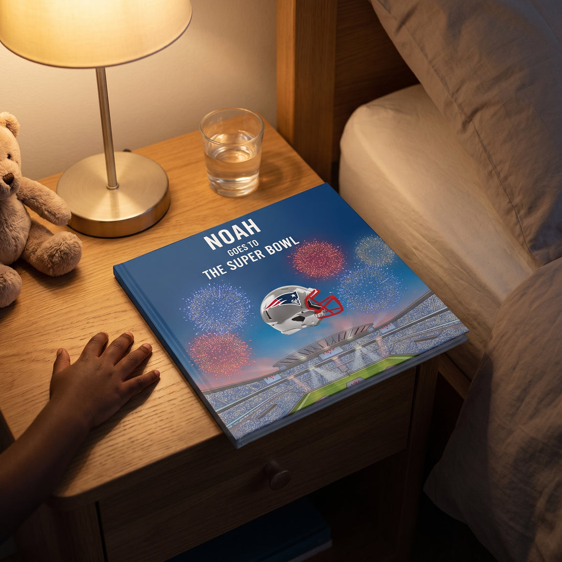 NFL New England Patriots Personalised Storybook — Bedtime favourite