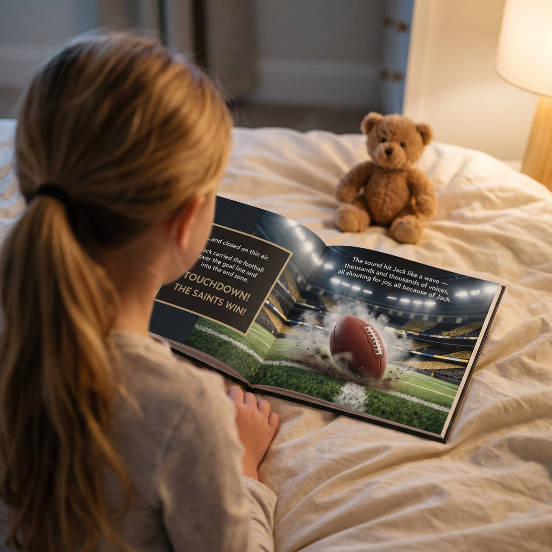New Orleans Saints Personalised Storybook — The winning touchdown