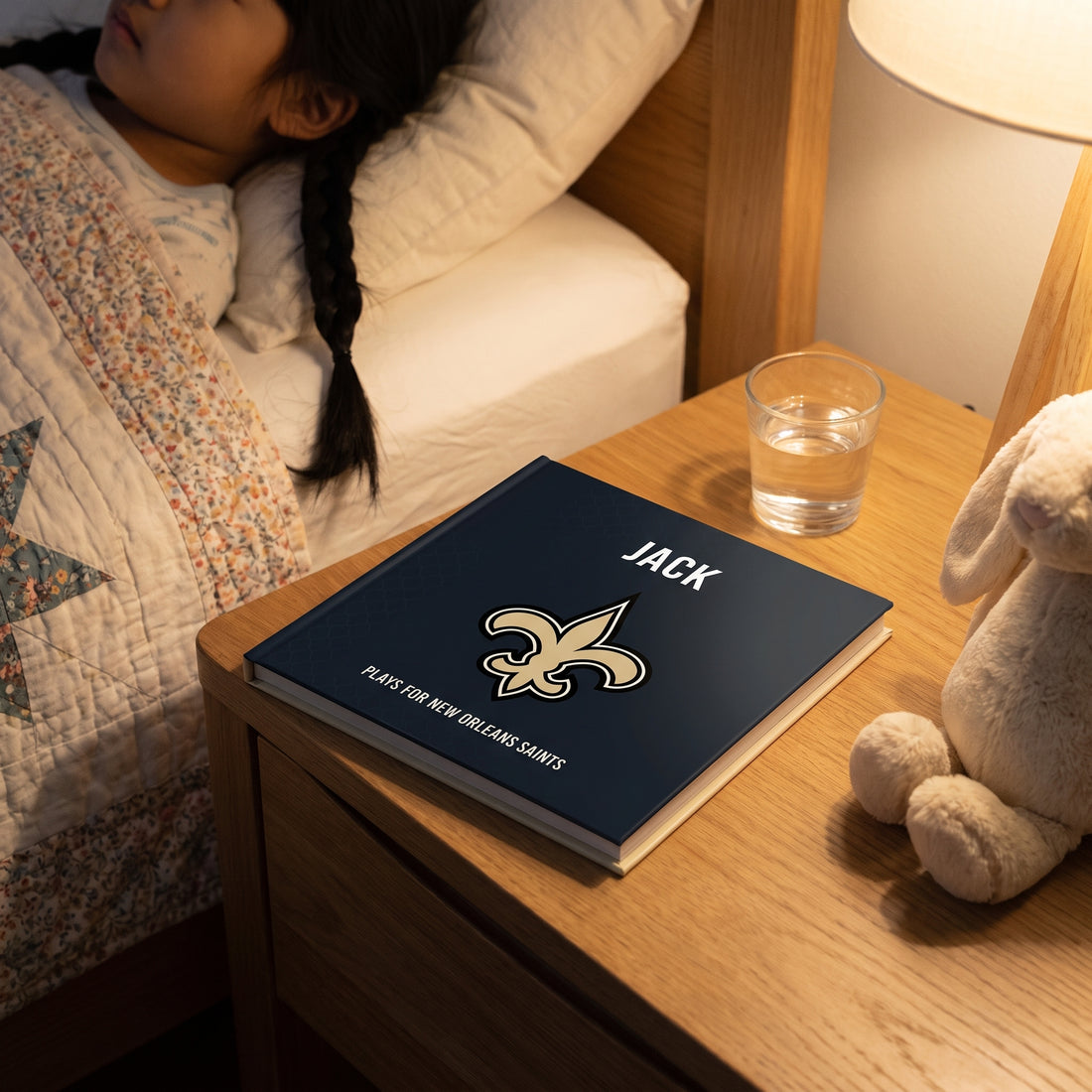 New Orleans Saints Personalised Storybook — Bedtime favourite
