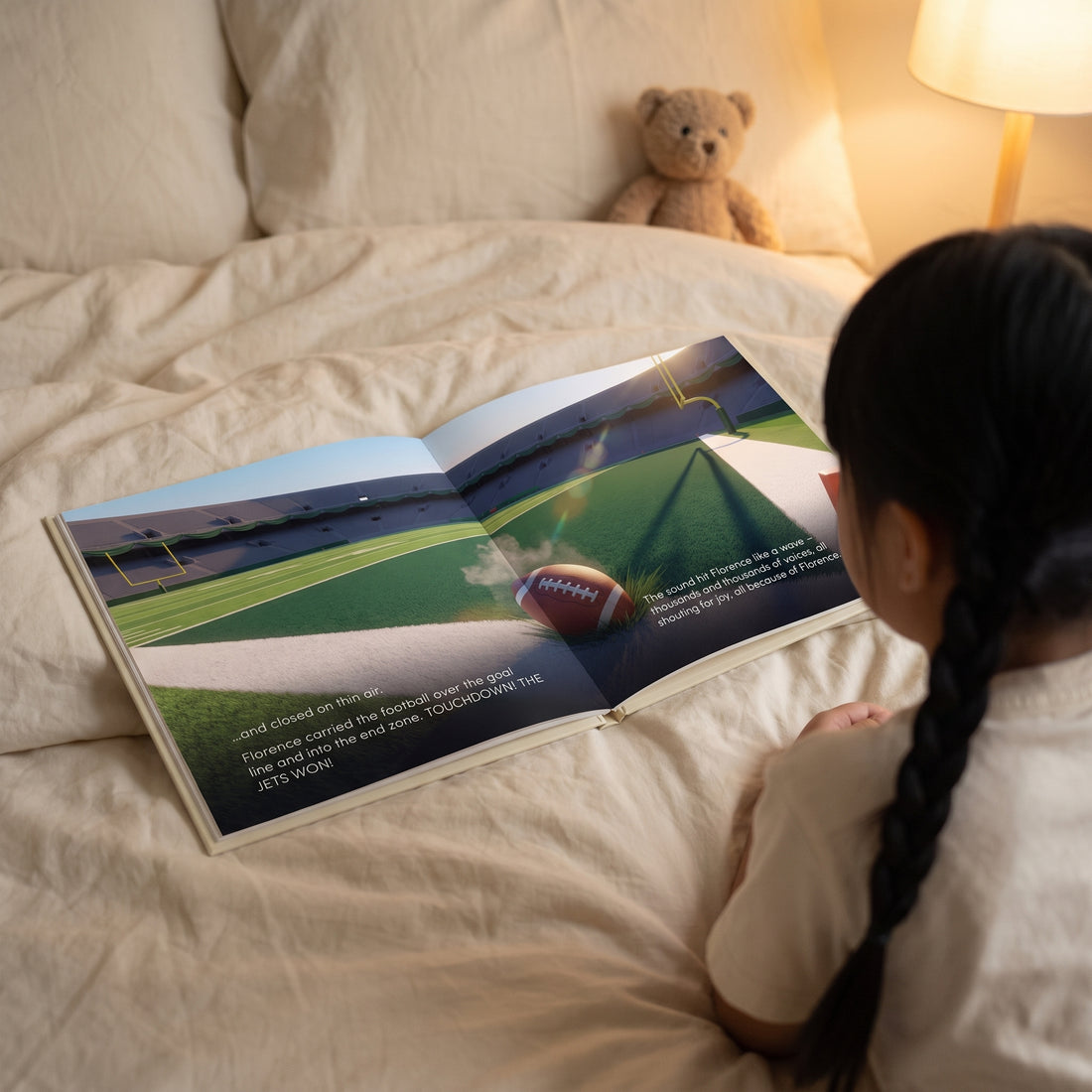 NFL New York Jets Personalised Storybook — The winning touchdown