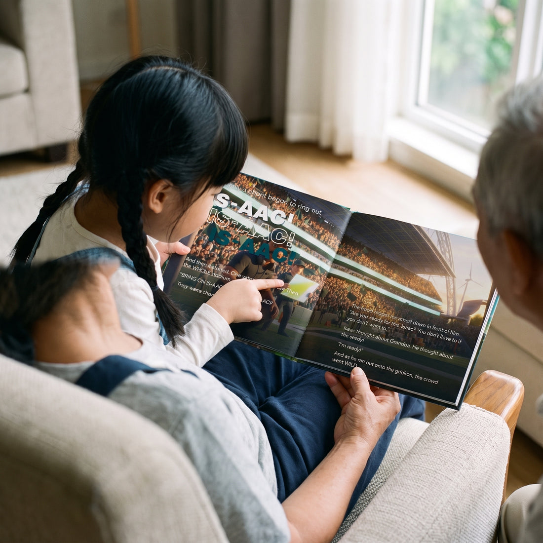 Philadelphia Eagles Personalised Storybook — The crowd chants their name