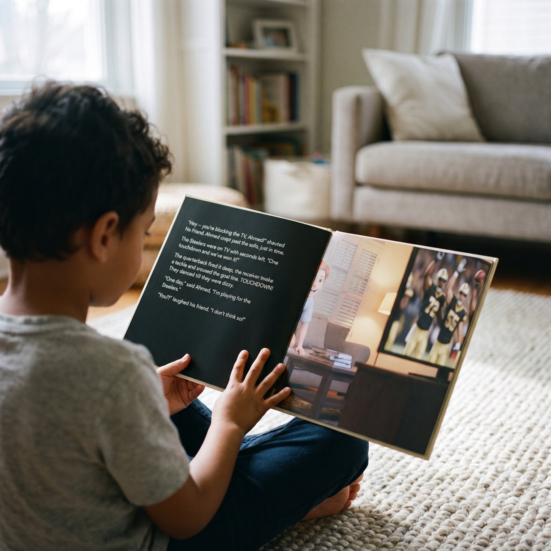 Pittsburgh Steelers Personalised Storybook — Where the dream begins