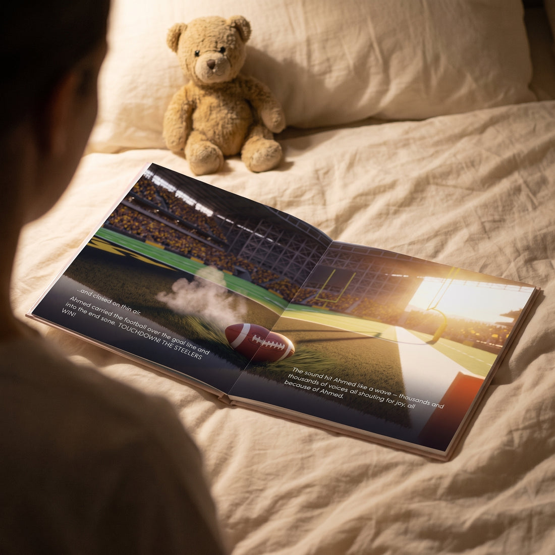 Pittsburgh Steelers Personalised Storybook — The winning touchdown